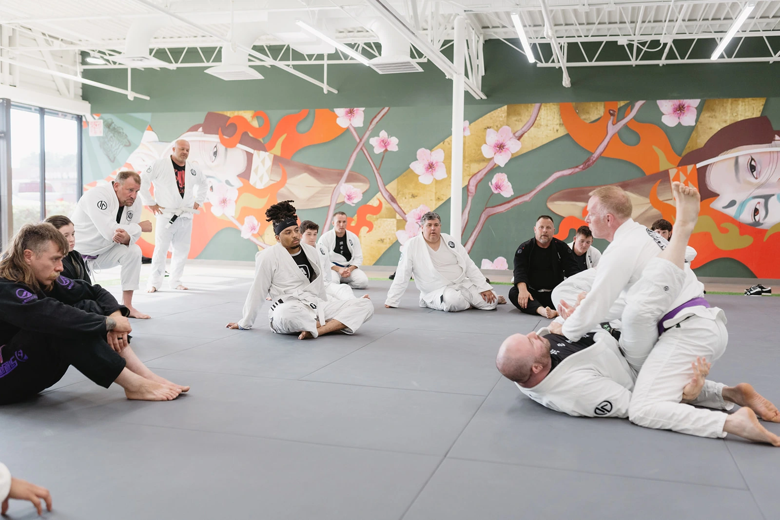 Adult BJJ training at Method Jiu-Jitsu