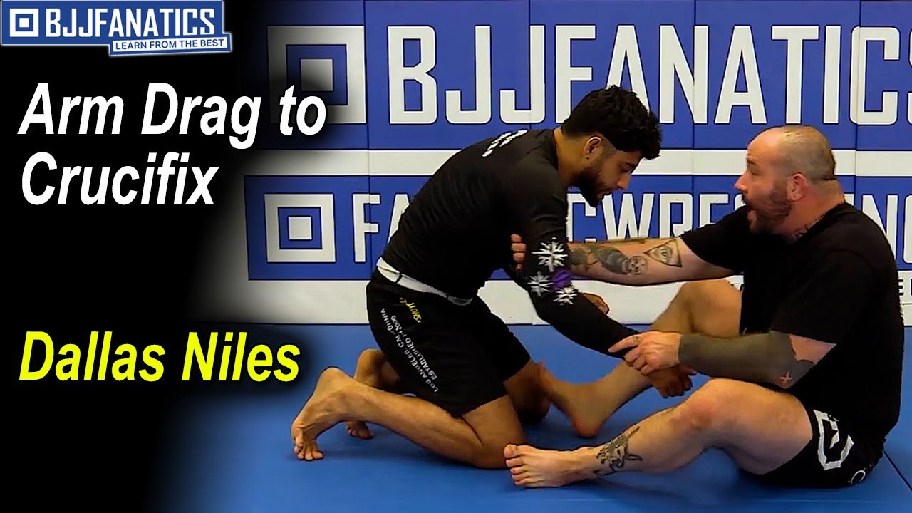 Dallas Niles demonstrating arm drag to crucifix technique at Method Jiu-Jitsu Tulsa