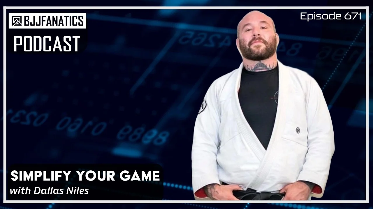 Dallas Niles on the BJJ Fanatics Podcast episode 671 discussing what makes a great BJJ instructor in Tulsa