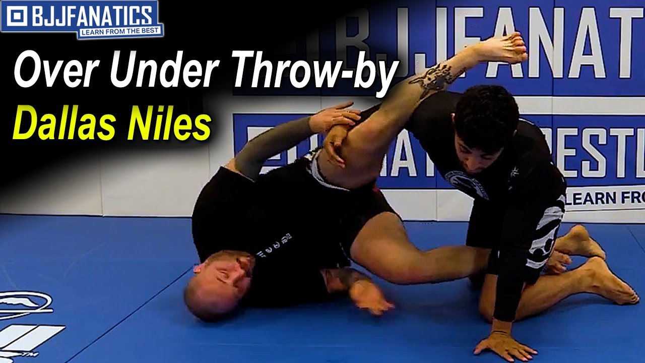 Dallas Niles demonstrates an over-under throw, a Brazilian Jiu-Jitsu takedown, at Method Jiu-Jitsu Tulsa