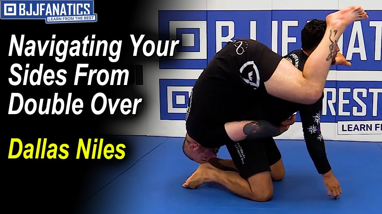 Dallas Niles demonstrates side navigation from a double over position into the crucifix