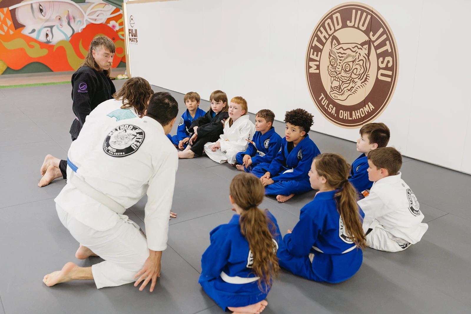 Kids Jiu-Jitsu class at Method Jiu-Jitsu in Tulsa