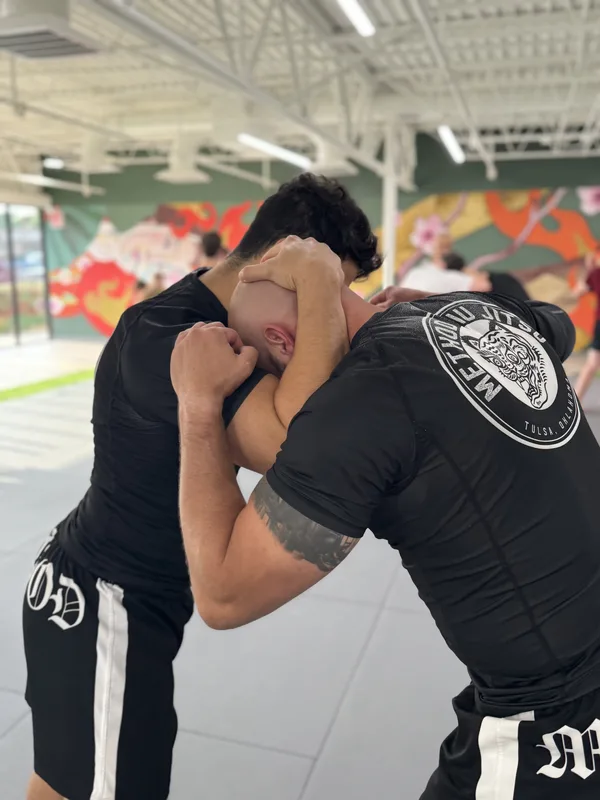 No-gi jiu-jitsu class at Method Jiu-Jitsu in Tulsa